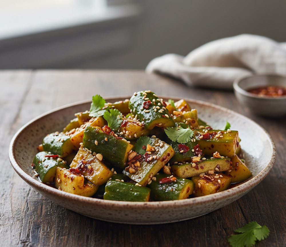 Crispy Chilled Cucumber